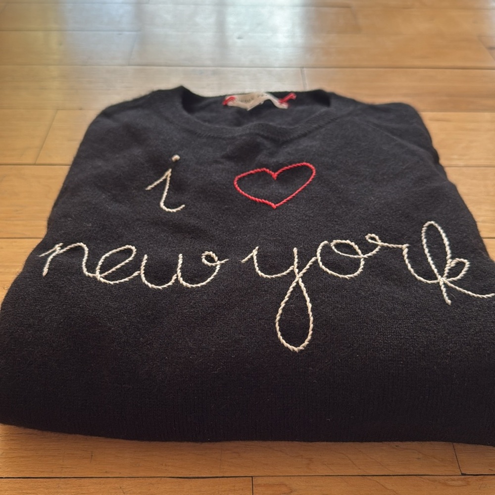 Lingua Franca "I heart new york" Crewneck S - Picture 13 of 14